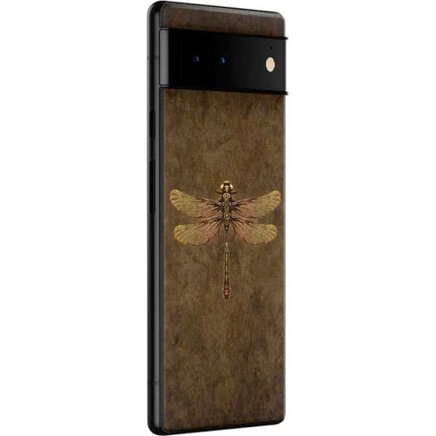 Brigid Ashwood Steampunk & Gear Dragonfly Google Pixel 6 Skin
